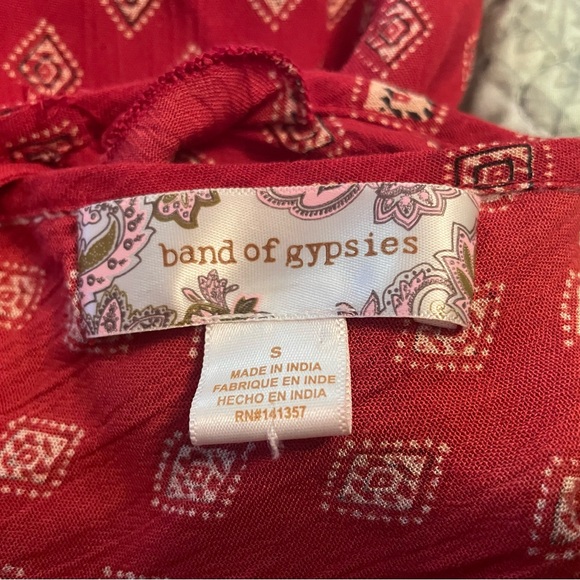 Band of Gypsies adorable red romper size small - Picture 6 of 6